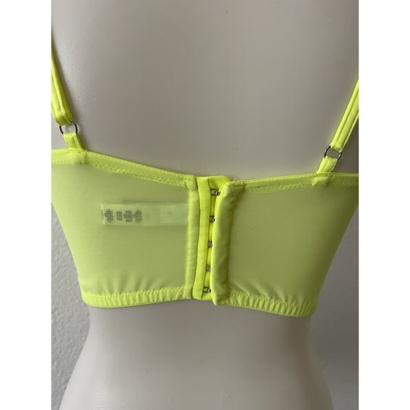 Cosabella Bra Bustier Floral Lace Semi Sheer Lingerie Italy - Picture 8 of 10